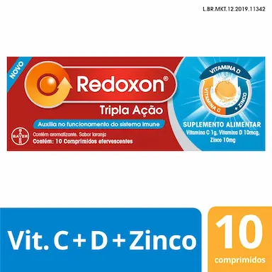 Redoxon Tripla Ação - 10 Comprimidos Efervescentes