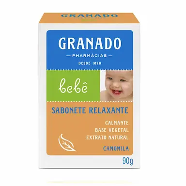 Sabonete Granado Bebê Camomila Glicerina em Barra com 90g