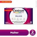 Polivitamínico Centrum Essentials Mulher de A a Zinco 60 comprimidos Polivitamínico Centrum Essentials Mulher de A a Zinco 30 comprimidos 