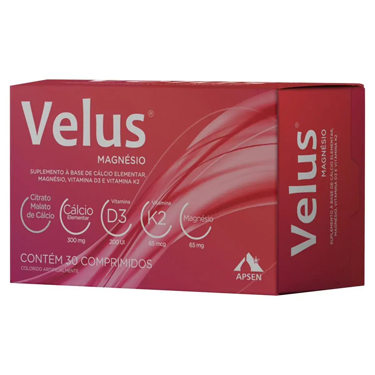 Suplemento Vitamínico Velus Magnésio com 30 comprimidos
