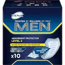 Absorvente Masculino para Incontinência Urinária Tena Men Nível 2 Médio com 10 unidades