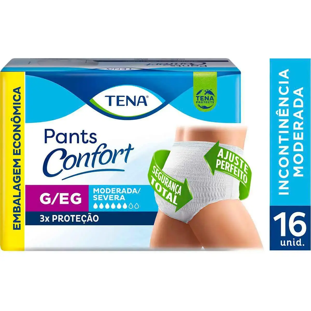 Roupa Íntima Tena Pants Confort G/EG 16 unidades