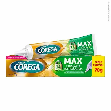 Creme Fixador de Dentadura Ultra Corega Sabor Menta 68g