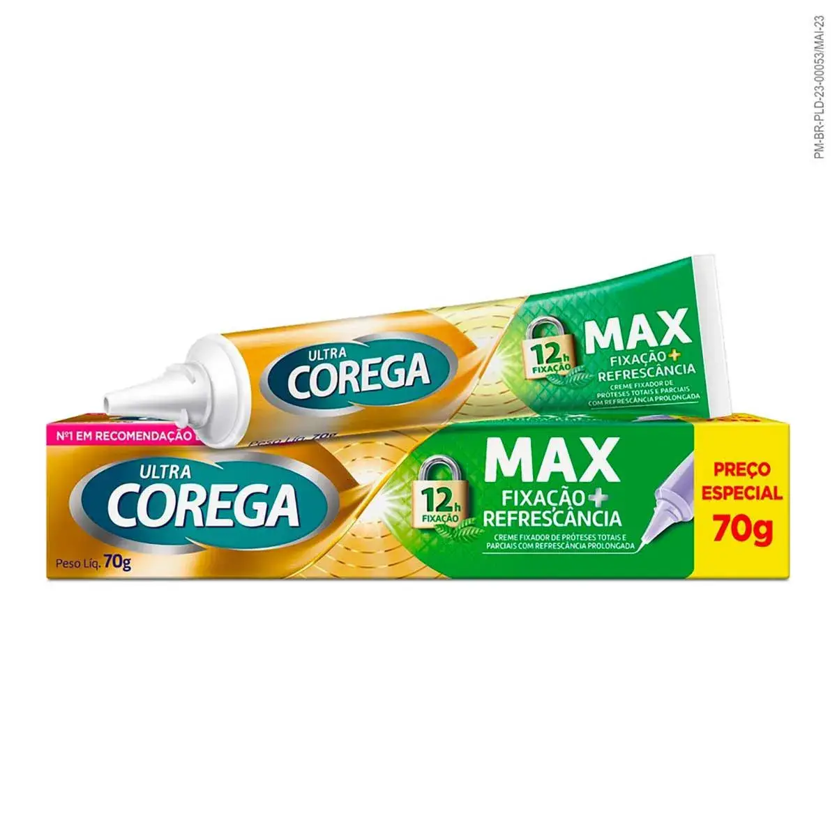 Creme Fixador de Dentadura Ultra Corega Sabor Menta 68g