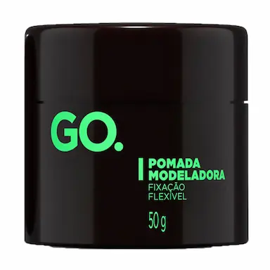 Pomada Capilar Modeladora GO. Fixção Flexível 50g
