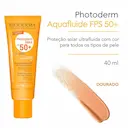 Protetor Solar Facial Bioderma Photoderm Max Aquafluide Tom Dourado FPS50+ com 40ml