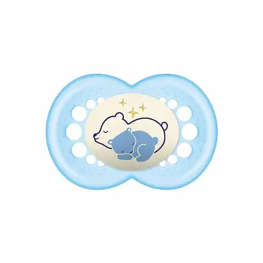 Chupeta MAM Night Cor Azul Tamanho 2 - maiores de 6 meses com 1 unidade