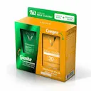 Kit Vichy Protetor Solar Facial Idéal Soleil Antibrilho FPS 30 com 40g + Gel de Limpeza Normaderm com 60g