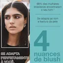 Blush Maybelline Fit Me Rosa Não Oleoso e Não Resseca a Pele com 4g
