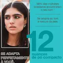 Pó Compacto Maybelline NY Fit Me B03 Médio Claro Bege Efeito Mate com 1 unidade
