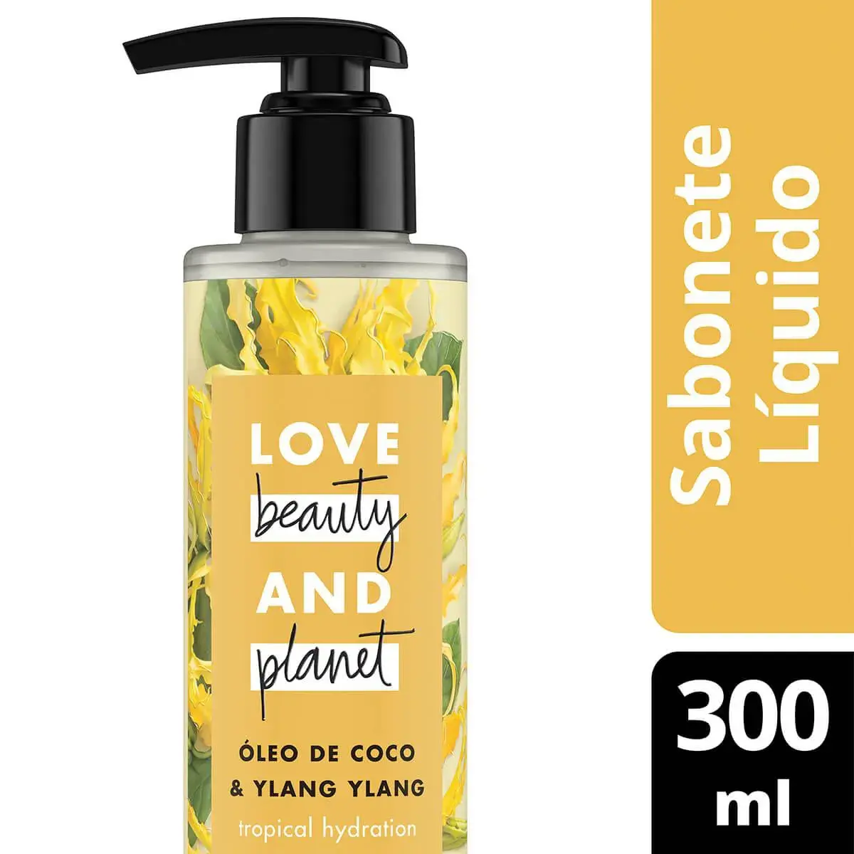 Sabonete Líquido Love Beauty And Planet Tropical Hydration Óleo de Coco & Ylang Ylang com 300ml