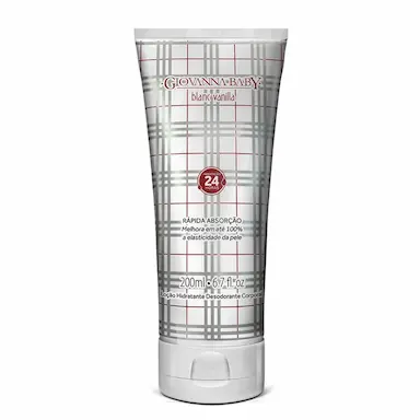 Loção Hidratante Giovanna Baby Blanc Vanilla Desodorante Corporal com 200ml