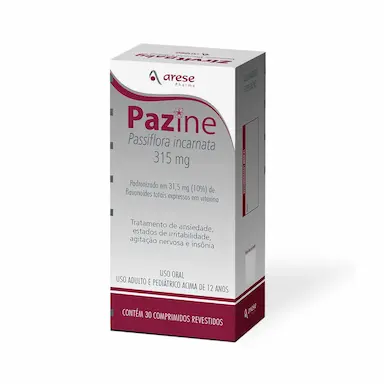 Pazine Passiflora Incarnata 315mg 30 comprimidos