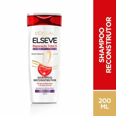 Shampoo Elseve Reparação Total 5 Extra Profundo 200ml