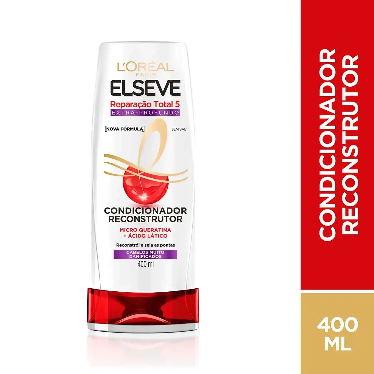 Condicionador Elseve Reparação Total 5 Extra Profundo com 400ml
