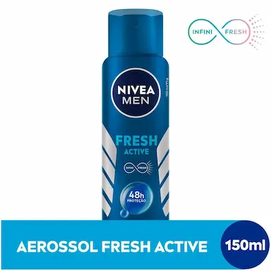 Desodorante Nivea Men Fresh Active 48h Antitranspirante Masculino Aerosol 150ml