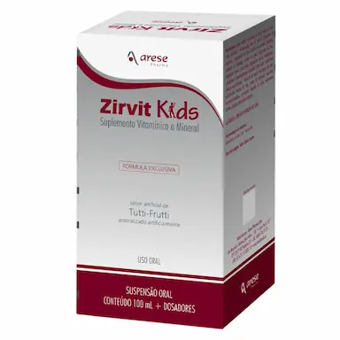 Polivitamínico Zirvit Kids Sabor Tutti-Frutti 100ml
