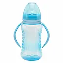 Mamadeira Kuka Aquarela Big com Alça Azul de 330ml