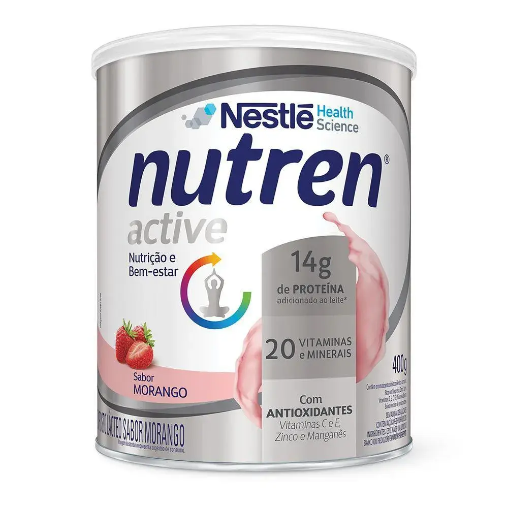 Suplemento Alimentar Nutren Active Morango 400g