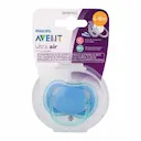 Chupeta Philips Avent Ultra Air 6 a 18 Meses Azul com 1 unidade