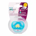 Chupeta Philips Avent Ultra Air 0 a 6 Meses Azul com Desenho com 1 unidade