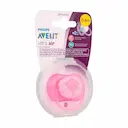 Chupeta Philips Avent Ultra Air Rosa Decorada de 0 a 6 meses com 1 unidade