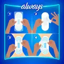 Absorvente Always Suave M com Abas com 32 Unidades