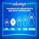 Absorvente Always Suave M com Abas com 32 Unidades