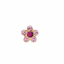 Brinco Infantil Antialérgico Studex Baby Daisy Rosa Fúcsia com 1 par