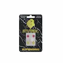 Brinco Studex Supermaxxi Dourado Pedra Rosé com 1 par