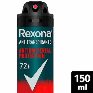 Desodorante Rexona Men Antibacterial Protection Aerossol Antitranspirante com 150ml