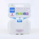 Protetor de Mamilo MAM Tamanho 1 Regular 2 unidades + caixa autoesterilizável
