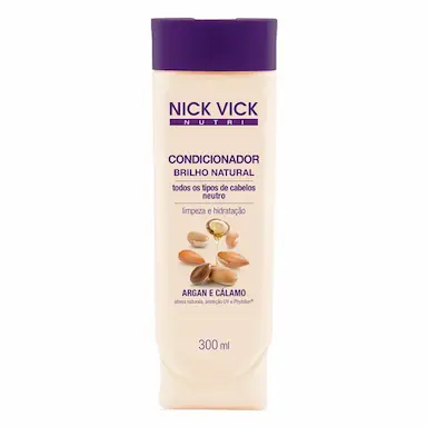 Condicionador Nick & Vick Nutri Brilho Natural com 300ml