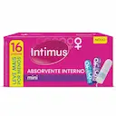 Absorvente Interno Intimus Mini 16 unidades
