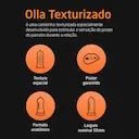 Camisinha Olla Texturizado com 6 unidades