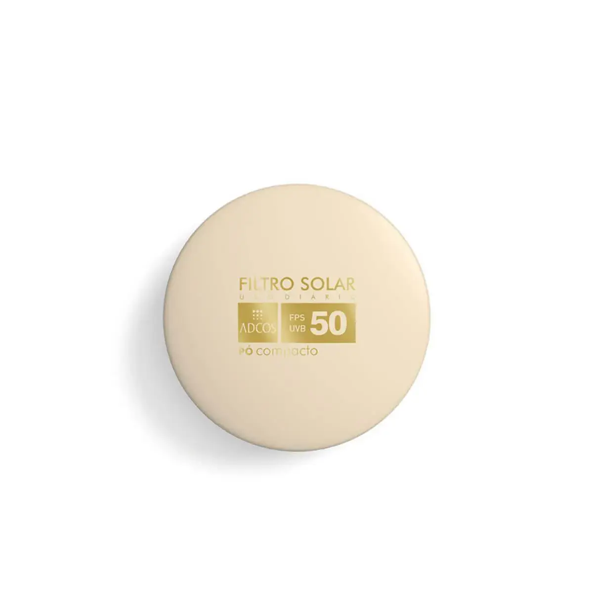 Pó Compacto Adcos Fotoproteção Tonalizante Beige FPS50 com 11g