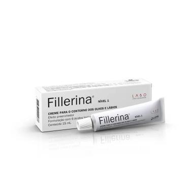 Creme Fillerina Nível 1 para o contorno dos olhos e lábios com 15ml