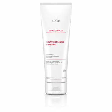 Loção Corporal Adcos Derma Complex Anti-Aging Vitamina C e Ácido Hialurônico com 200ml