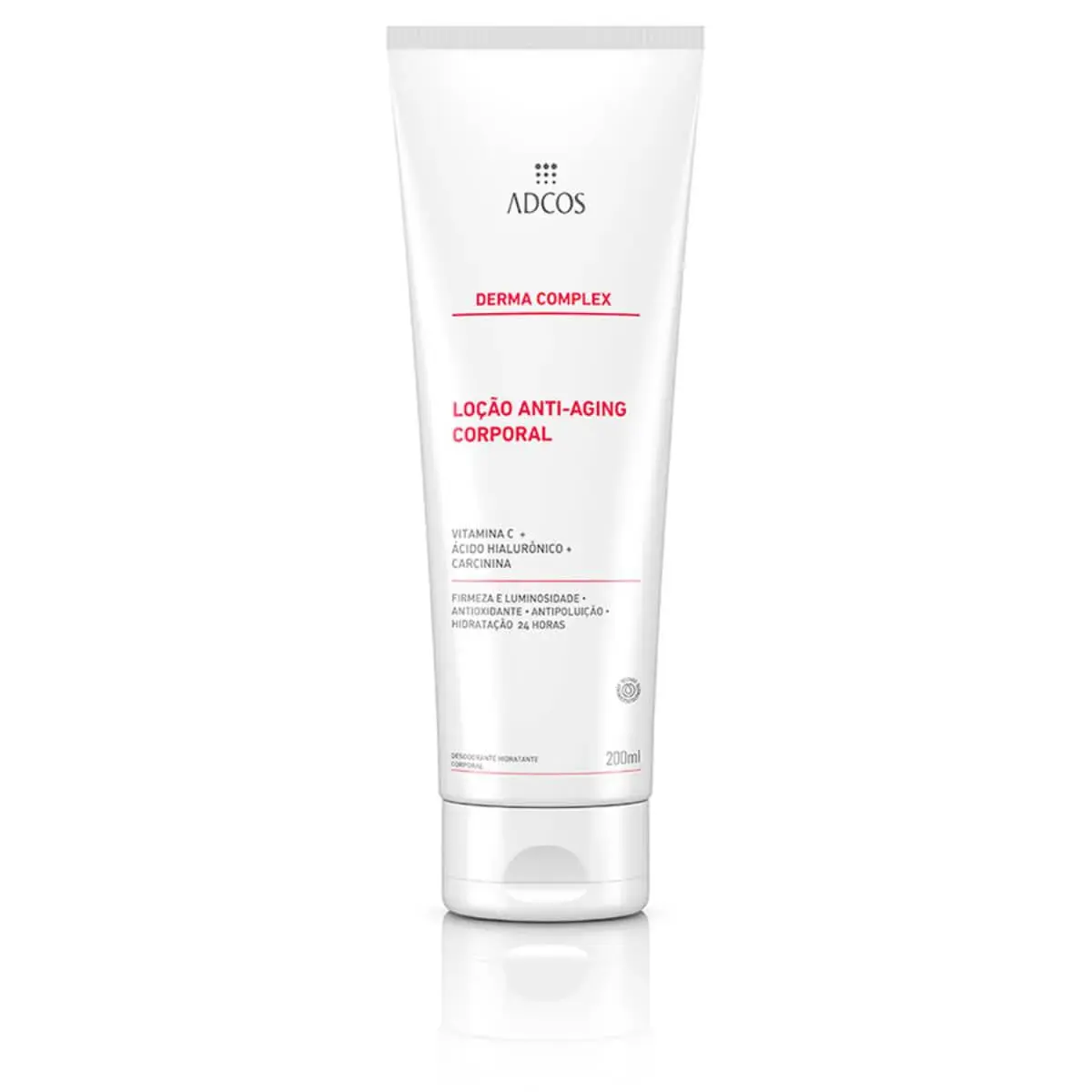 Loção Corporal Adcos Derma Complex Anti-Aging Vitamina C e Ácido Hialurônico com 200ml