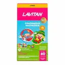 Suplemento Vitamínico Infantil Lavitan Kids Sabor Tutti-Frutti com 60 comprimidos