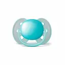 Chupeta Philips Avent Ultra Soft 6 a 18 meses Azul com 2 unidades