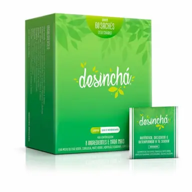 Desinchá com 60 sachês