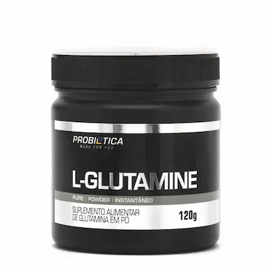 Suplemento Alimentar de Glutamina em Pó L-Glutamine Probiotica 120g