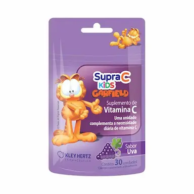 Supra C Kids Sabor Uva com 30 Gomas