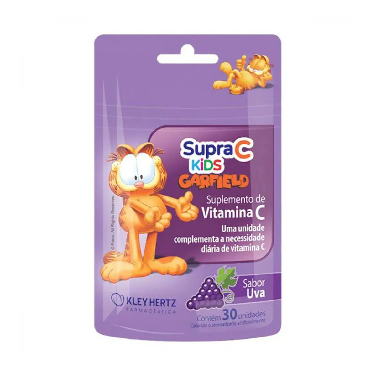 Supra C Kids Sabor Uva com 30 Gomas