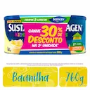 Kit Complemento Alimentar Infantil Sustagen Kids Baunilha com 2 unidades de 380g cada