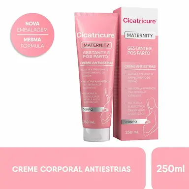 Creme Antiestrias Cicatricure Maternity Gestante e Pós Parto com 250ml