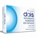 Suplemento Alimentar Dois Latinofarma com 60 cápsulas