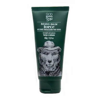 Bálsamo Fortalecedor para Barba QOD Barber Shop Força e Volume com 80g