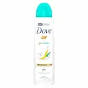 Desodorante Dove Go Fresh Pera e Aloe Vera Aerossol Antitranspirante com 150ml